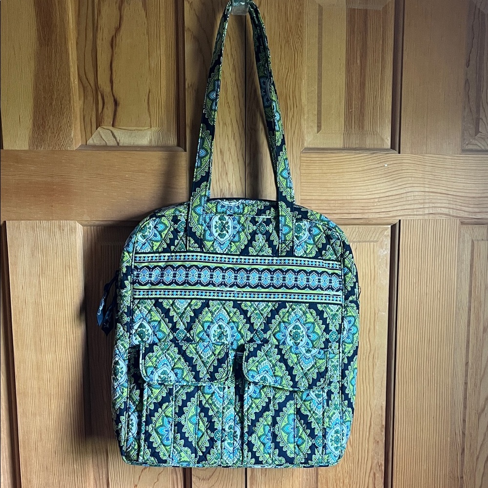 Vera Bradley Blue and Green Quilted Bag